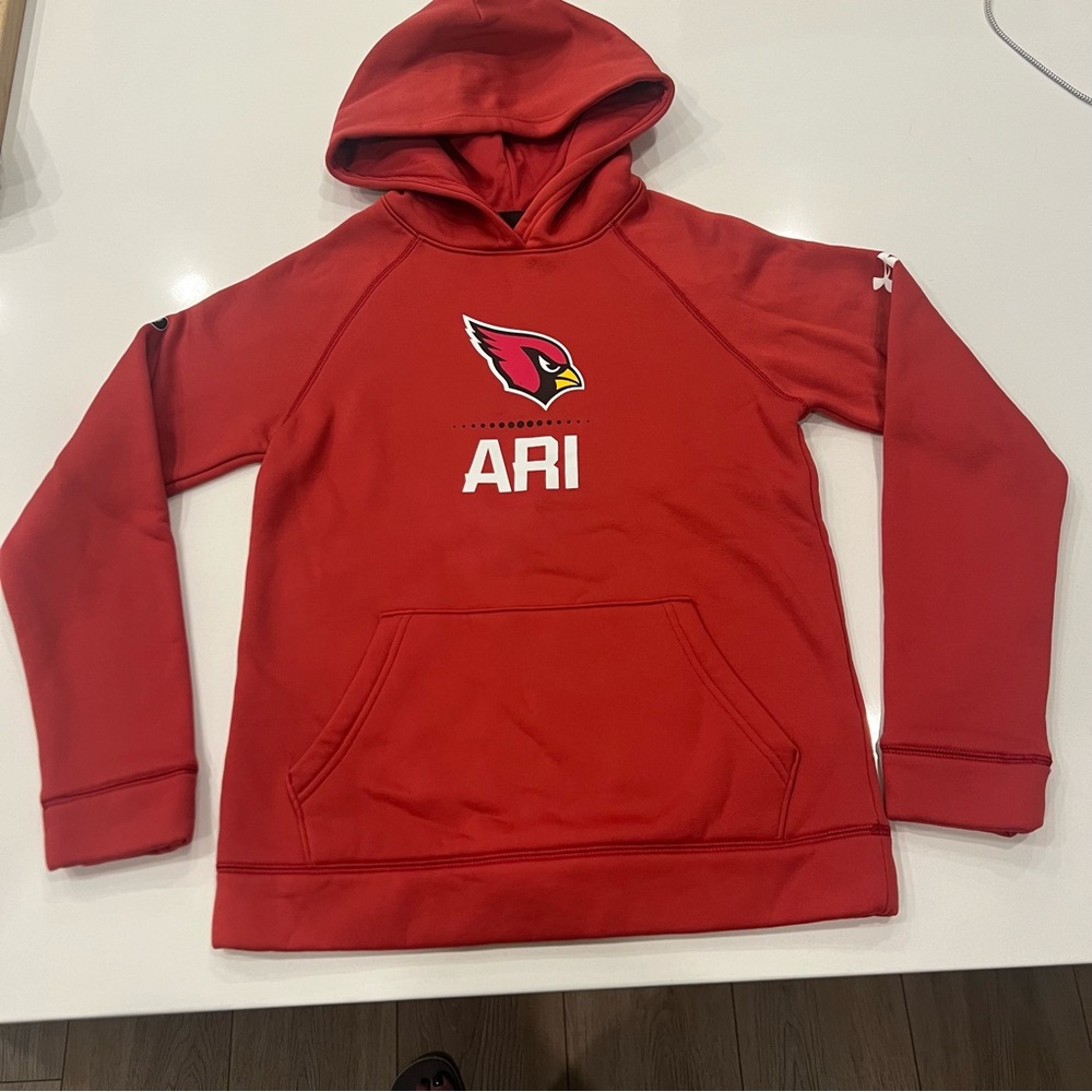 Under Armour Scarlet Arizona Cardinals Fleece Hoodie